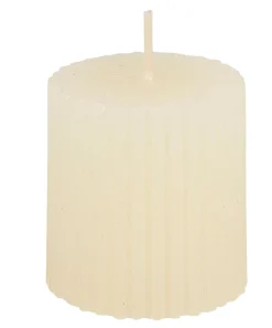 CASA Rustic Vela Estriada Marfil| Velas