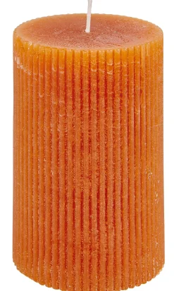 CASA Rustic Vela Estriada Marron| Velas