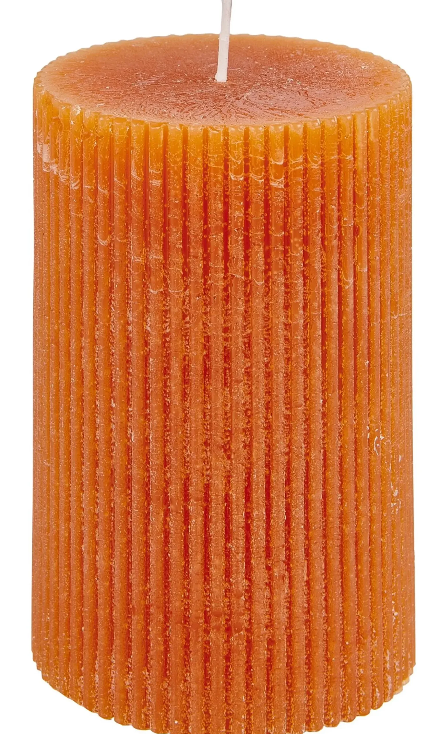 CASA Rustic Vela Estriada Marron| Velas