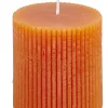 CASA Rustic Vela Estriada Marron| Velas