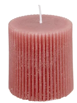 CASA Rustic Vela Estriada Morado| Velas