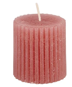 CASA Rustic Vela Estriada Morado| Velas