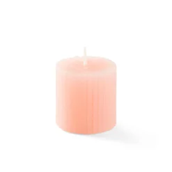 CASA Rustic Vela Estriada Naranja| Velas