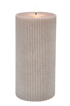 CASA Rustic Vela Rib Gris| Velas