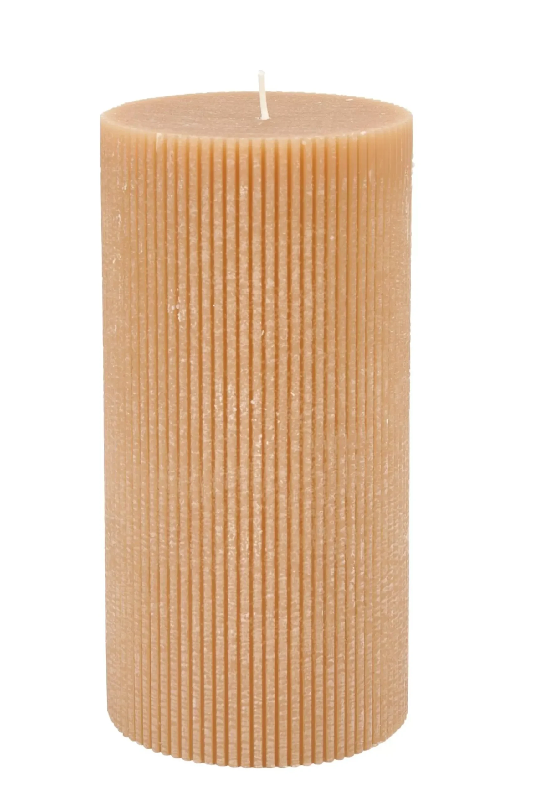 CASA Rustic Vela Rib Ocre| Velas