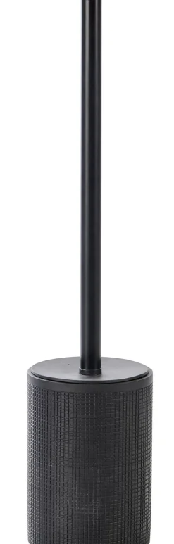 CASA Samourai Cepillo Wc En Soporte Negro| Accesorios De Tocador