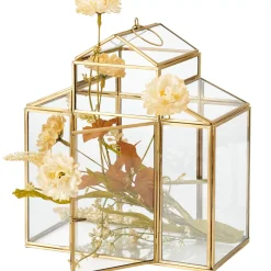 CASA Serre Terrario De Plantas Dorado| Soportes Para Plantas