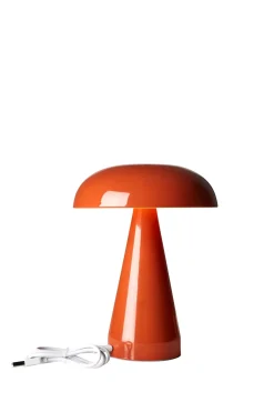 CASA Shroomlight Lampara De Mesa Naranja| Lamparas De Mesa