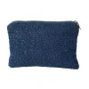 CASA Siera Bolsa De Maquillaje Azul Oscuro| Neceseres