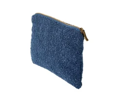 CASA Siera Bolsa De Maquillaje Azul Oscuro| Neceseres