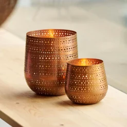 CASA Sirius Partylight Bronceado| Soprortes Para Velitas