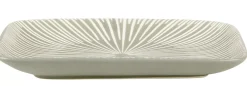 CASA Soulstripes Clay Plato Verde| Platos