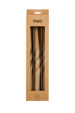 CASA Spiral Vela Taupe| Velas