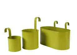 CASA Tanaman Macetero Colgante 4 Colores Naranja| Colgadores Para Plantas