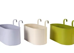 CASA Tanaman Macetero Colgante 3 Colores Blanco Apagado| Colgadores Para Plantas