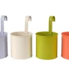 CASA Tanaman Macetero Colgante 4 Colores Naranja| Colgadores Para Plantas