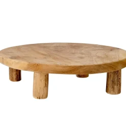 CASA Teak Soporte En Pie Natural| Soportes Para Plantas