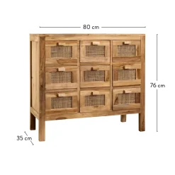 CASA Teck Cajonera Farmacia Natural| Cajoneras