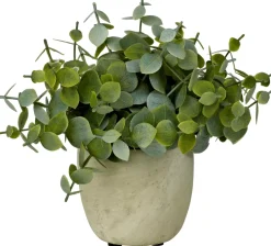 CASA Terra Planta En Maceta Blanco, Verde| Plantas Artificiales