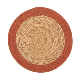 CASA Tibet Mantel Individual Natural, Terracota| Manteles Individuales