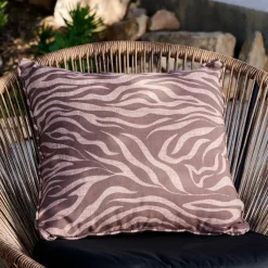 CASA Tigro Cojin Outdoor Marron| Cojines De Jardín