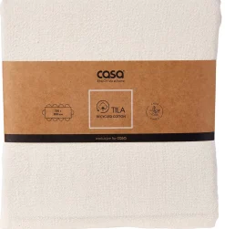 CASA Tila Mantel Blanco Apagado| Manteles