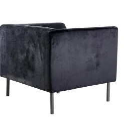 CASA Tilly Tela: Terciopelo Neg| Sillones