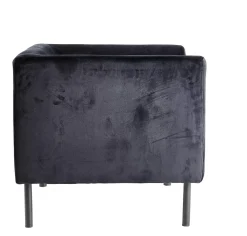 CASA Tilly Tela: Terciopelo Neg| Sillones
