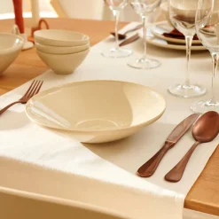 CASA Toko Sand Plato Hondo Beis| Platos