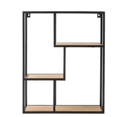 CASA Trapp Estanteria Para Colgar Negro| Estanterías