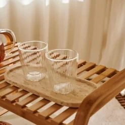 CASA Travi Bandeja Para Presentar Natural| Fuentes Para Servir