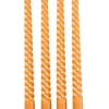 CASA Twist Velas Retorcidas Juego De 4 Naranja| Velas