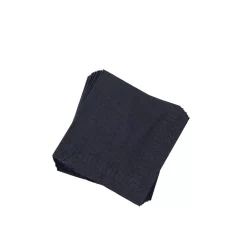 CASA Uni Juego De 20 Servilletas Negro| Servilletas