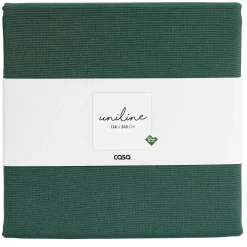 CASA Uniline Mantel Verde Oscuro| Manteles