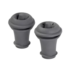 CASA Vacuvin Tapones De Vino Juego De 2 Gris| Accesorios Vino