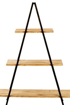 CASA Vermont Estanteria De Pared Negro, Natural| Estanterías