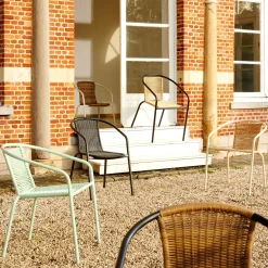 CASA Verona Silla Apilable Aguamarina| Sillas De Jardín
