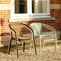 CASA Verona Silla Apilable Multicolor| Sillas De Jardín