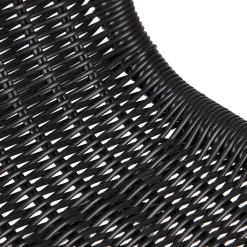 CASA Vienna Silla De Bar Negro| Sillas De Jardín