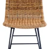 CASA Vienna Silla De Comedor Negro, Natural| Sillas De Jardín