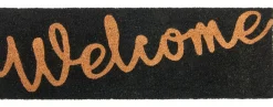 CASA Welcome Felpudo Negro| Felpudos
