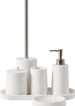 CASA White Elegance Jabonera Blanco| Accesorios De Tocador