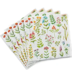 CASA Wildflower Paquete De 20 Servilletas Multicolor| Servilletas