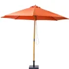 CASA Wood Parasol Sin Pie De Color Oxido| Parasoles