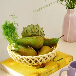 CASA Wovy Frutero Amarillo Claro| Accesorios De Cocina