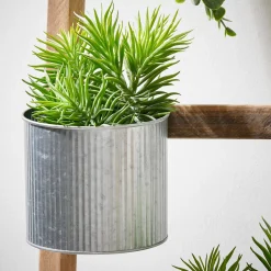 CASA Zinc Macetero Colgante| Decoracion Jardín