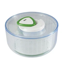 CASA Zyliss Centrifugadora De Ensalada Verde, Transparente| Escurridores